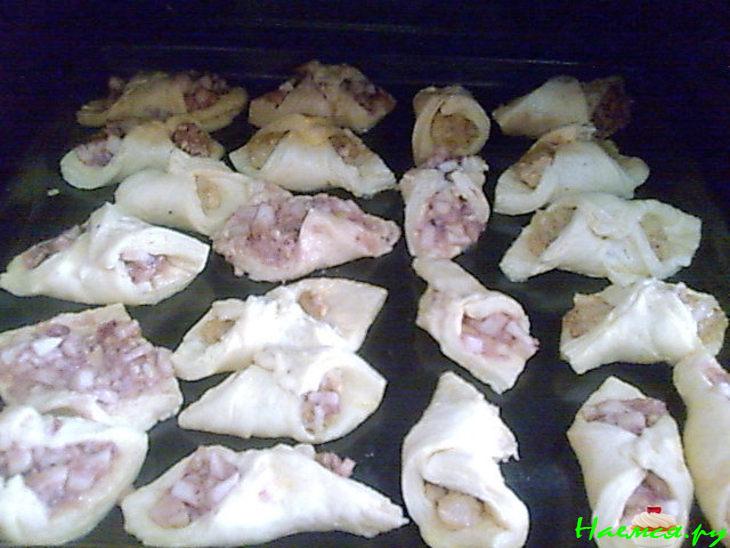 Слойка с яблоками и орешками Слойка с яблоками и орешками