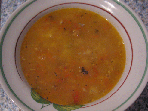 Суп из рыбных консервов