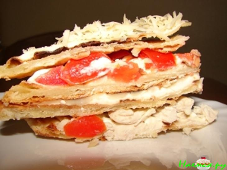 Закусочный куриный пирог Закусочный куриный пирог