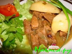 КВАСная говядина с грушами и медом