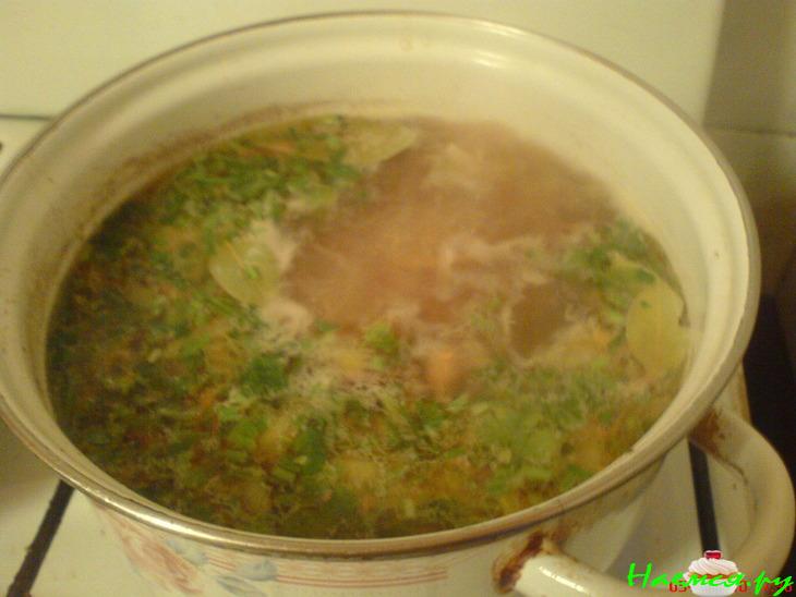 Суп с печенью по-деревенски Суп с печенью по-деревенски