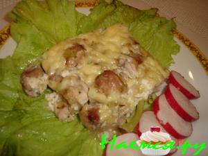 Молоки в омлете