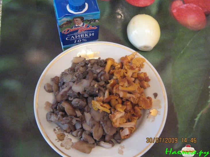 Супчик дня с шампиньонами и лисичками Супчик дня с шампиньонами и лисичками