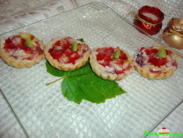 Пирожные "Фруктовый микс"