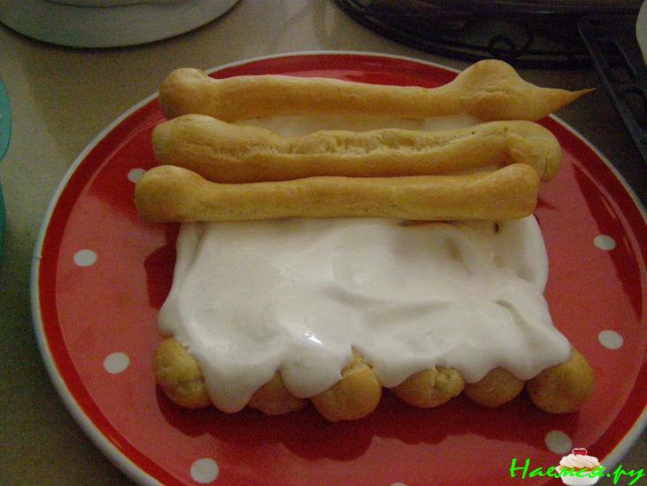 Торт 'Дамские пальчики' со сметанным кремом