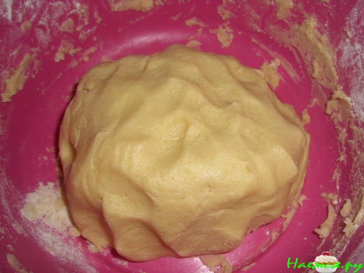 Песочный пирог с заварным кремом и яблочком!!!