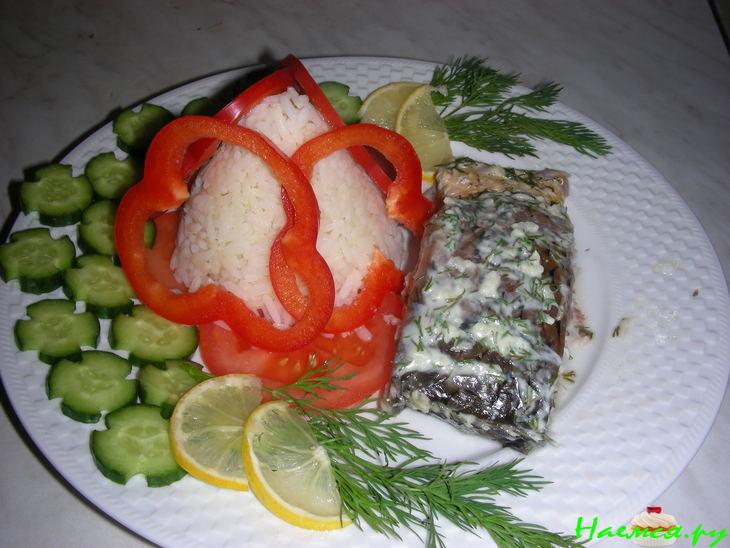 Чесночно-укропный карп