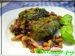 Голубцы из савойской капусты с рыбой