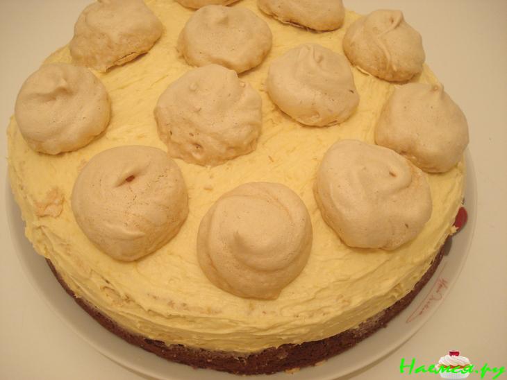 Торт "Птичье молоко" (готовимся к мужскому празднику)