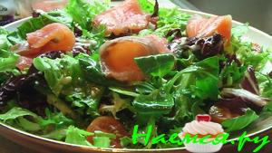 Салат с балыком