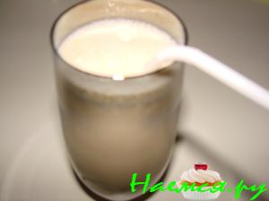 Коктейль молочно-апельсиновый(вариант)