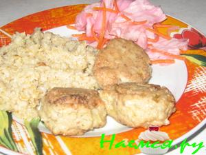 Рыбные котлеты из консервы