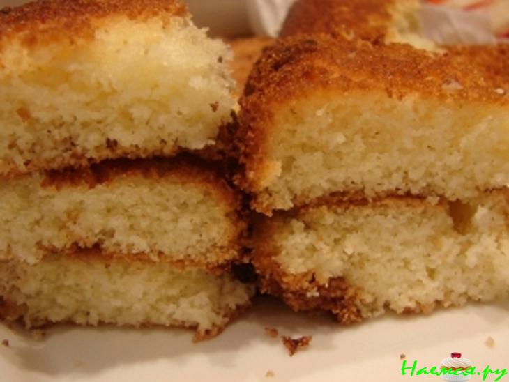 Бисквит из манной крупы