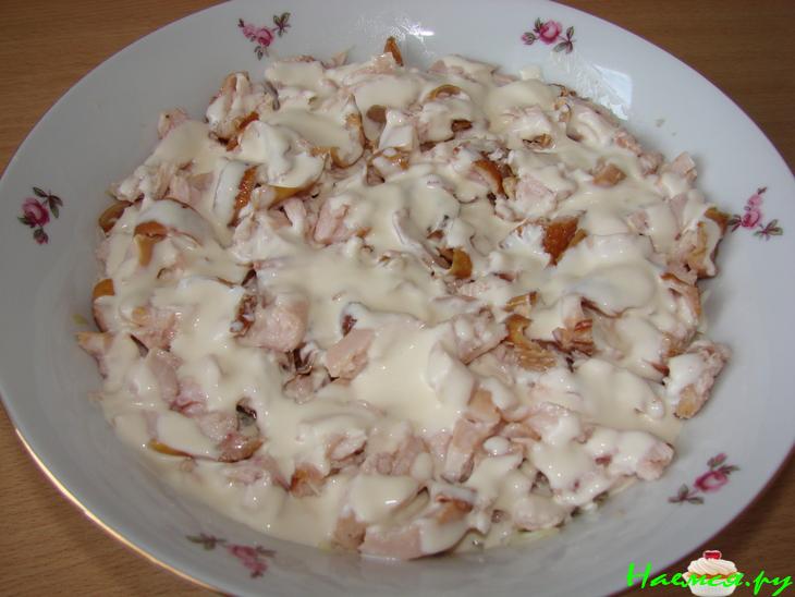 Салат "Белый лебедь"