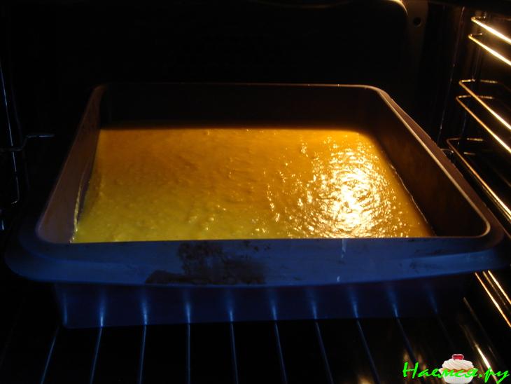 Тыквенная запеканка с ветчиной и теплым багетом