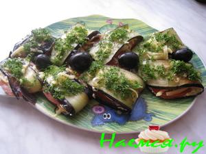 Язычки из баклажанов