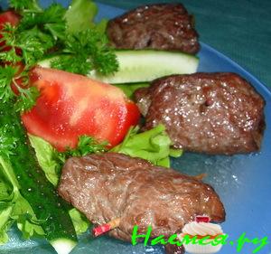 Говядина с ананасом