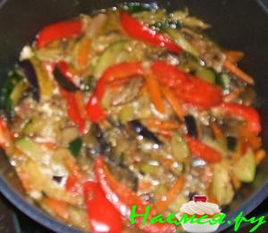 Овощи и лисички Овощи и лисички