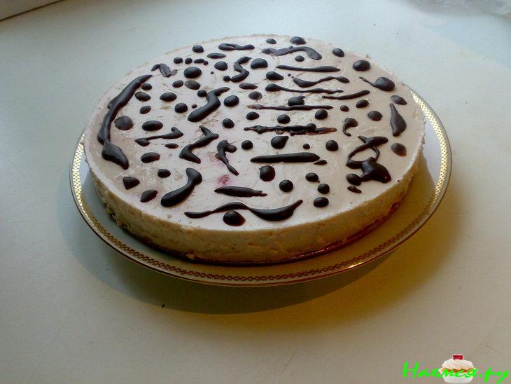 Творожный торт с коньяком Творожный торт с коньяком