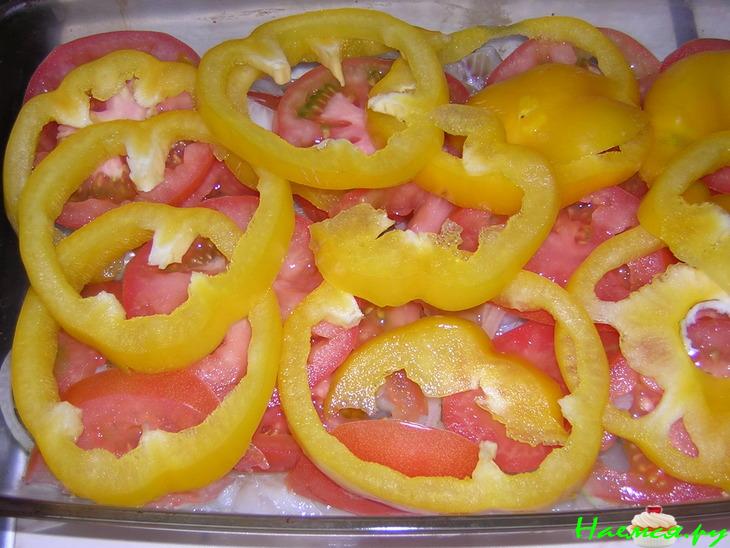 Треска с овощами Треска с овощами