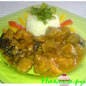 Филе ягненка c сухофруктами и шерри Филе ягненка c сухофруктами и шерри