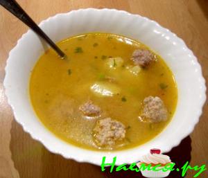 Овощной супчик с фрикадельками