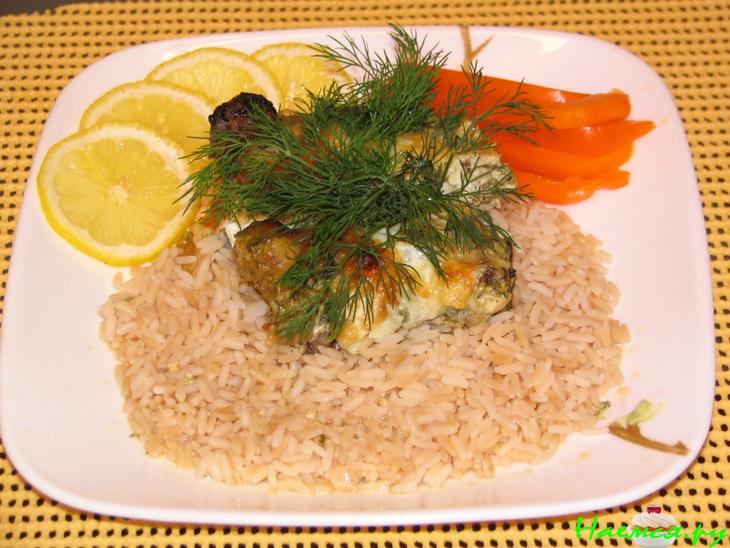 Курочка в укропном соусе