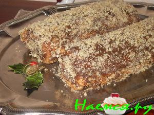 Кофейный рулес кофейно-масляным кремом Кофейный рулес кофейно-масляным кремом