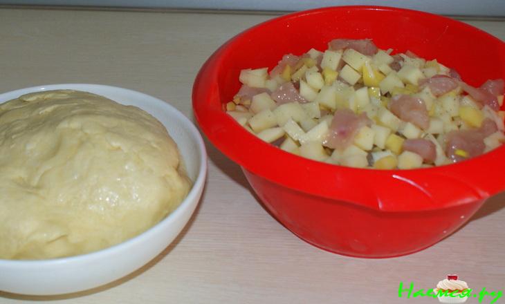 Курники с куриным филе