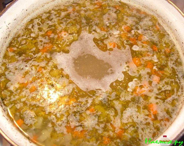 Рассольник из куриных желудочков