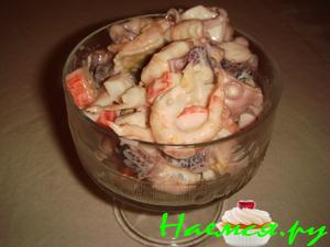 Салатик из морепродуктов Салатик из морепродуктов