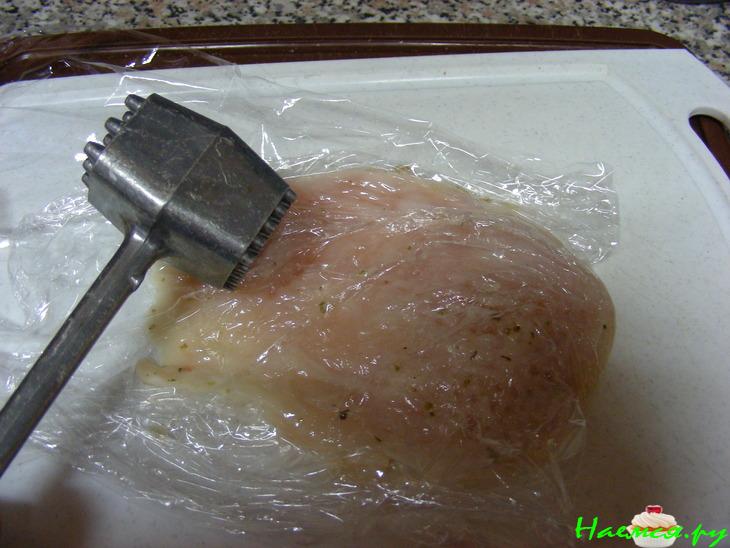 Курочка под снегом