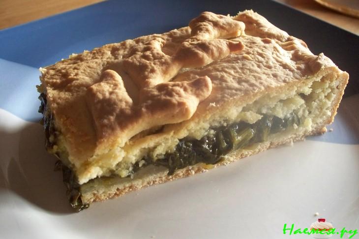 Пирог с щавелем
