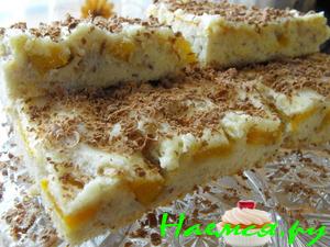 Нежный пирог с персиками Нежный пирог с персиками