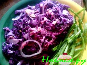 Салатик для души, с капусткой