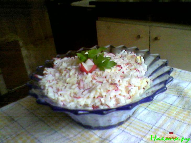 Салат с редисом "Свежесть"