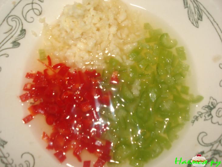 Язык маринованный с кунжутом