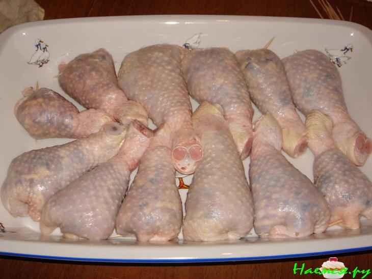 Фаршированные куриные ножки