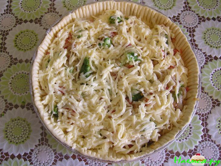 Сливочный пирог с брокколи