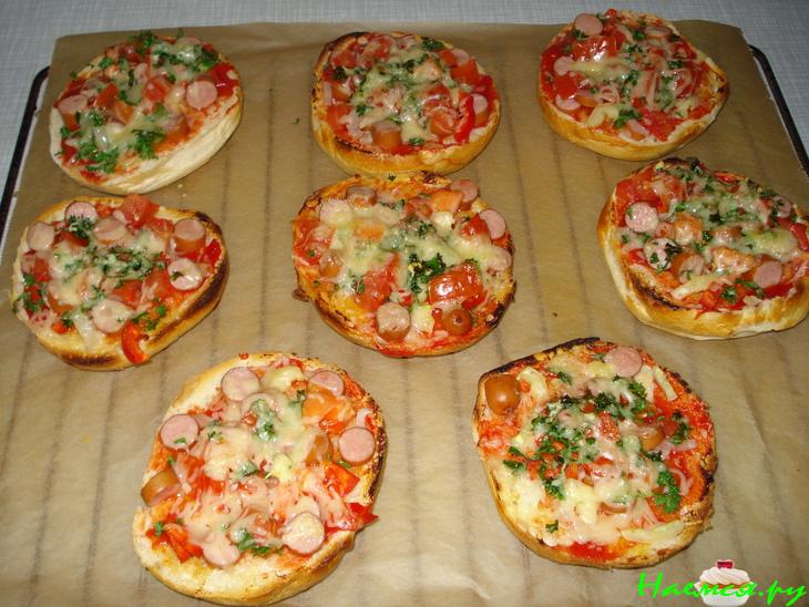 Пицца из булочек "Открой холодильник"