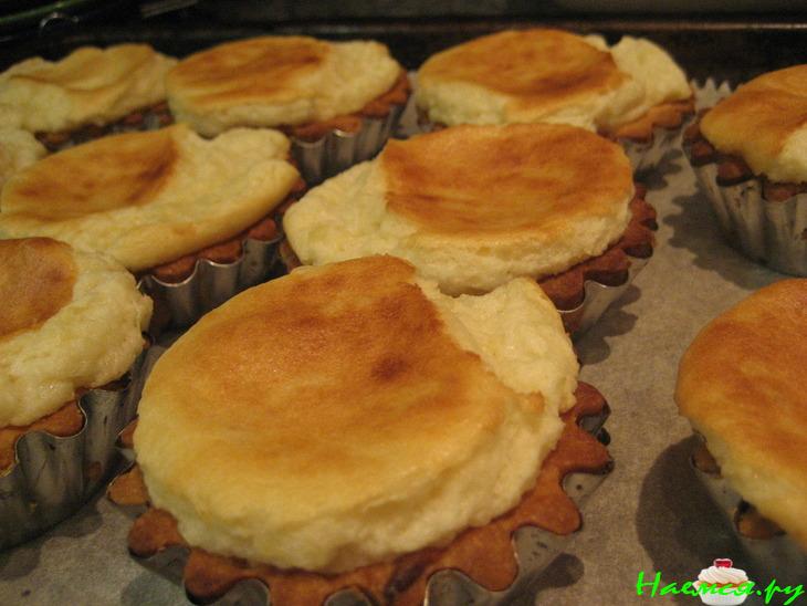 Тарталетки с дынным суфле