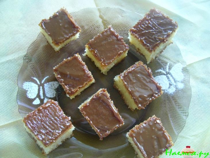 Манник со сгущенкой к чаю