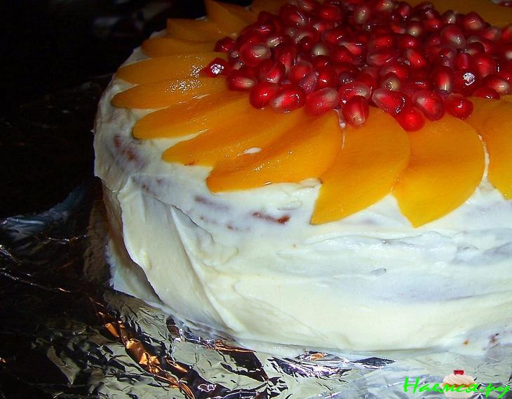 Тыквенный торт с цитрусовой ноткой