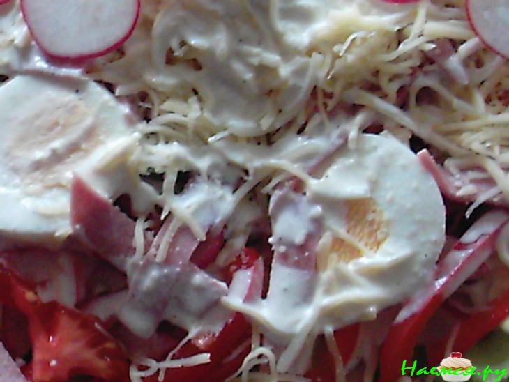 Цветной салат Цветной салат