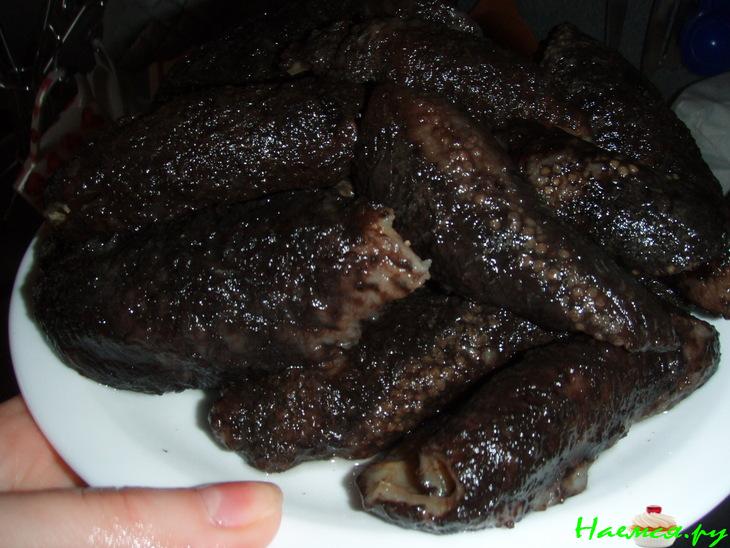 Скоблянка с мясом из кукумарии Скоблянка с мясом из кукумарии