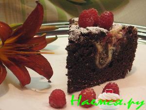 Брауни малиновые