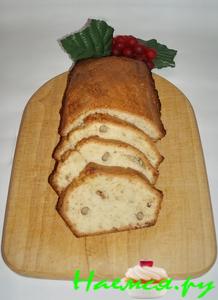 Кекс с кленовым сиропом и грецкими орехами