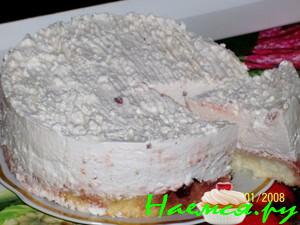 Торт бисквитный 'Йогуртовый'