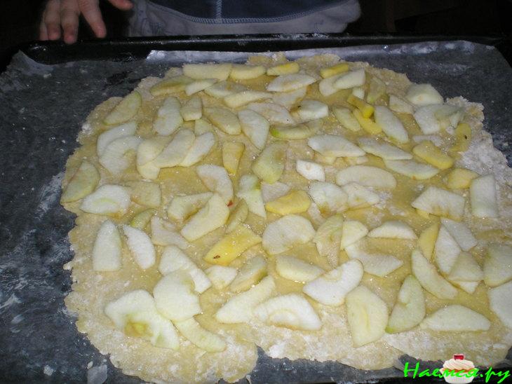 Воздушное яблочное печенье