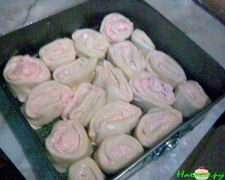 Вишнево-творожный пирог